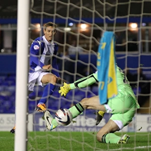 Peter Lovenkrands Scores the Thrilling Third Goal: Birmingham City vs Stoke City (Capital One Cup, 2013)