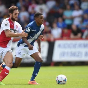 Pre-season Friendlies Jigsaw Puzzle Collection: Pre Season Friendly - Kidderminster Harriers v Birmingham City - Aggborough Stadium