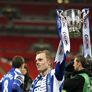 Sebastian Larsson's Triumph: Birmingham City FC Carling Cup Victory at Wembley Stadium