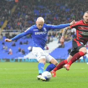 Sky Bet Championship Poster Print Collection: Sky Bet Championship - Birmingham City v Huddersfield Town - St. Andrew's