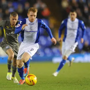 Sky Bet Championship Poster Print Collection: Sky Bet Championship : Birmingham City v Leicester City : St. Andrew's : 28-01-2014