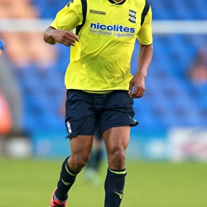 Tom Adeyemi in Action for Birmingham City against Shrewsbury Town (July 23, 2013)