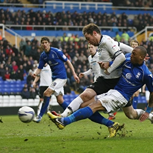 npower Football League Championship Photographic Print Collection: Birmingham City v Derby County : St. Andrew's : 09-03-2013
