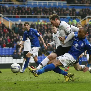 npower Football League Championship Framed Print Collection: Birmingham City v Derby County : St. Andrew's : 09-03-2013