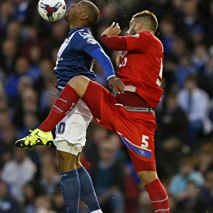 Wes Thomas vs Max Ehmer: Intense Clash in Birmingham City vs Gillingham Capital One Cup Match