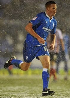Images Dated 4th February 2012: Adam Rooney vs Southampton: Npower Championship Showdown at St. Andrew's (04-02-2012)