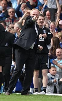 Images Dated 16th April 2011: Alex McLeish's Jubilation: Birmingham City's Double Strike Against Sunderland in Barclays Premier