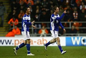 Images Dated 4th January 2011: Alexander Hleb Scores Opening Goal for Birmingham City Against Blackpool (04-01-2011)