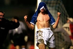 Images Dated 31st January 2001: Andrew Johnson's Four-Goal Rampage: Birmingham City's Historic Semi-Final Victory over Ipswich