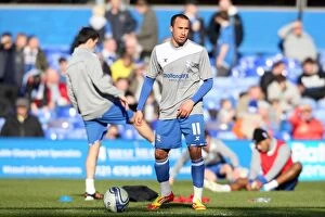 Images Dated 25th February 2012: Andros Townsend in Action: Birmingham City vs. Nottingham Forest (2012)