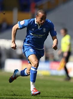 Images Dated 25th March 2012: Andros Townsend in Action: Birmingham City vs. Cardiff City (Npower Championship, 25-03-2012)