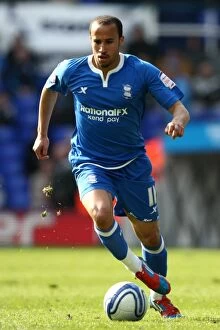 Images Dated 14th April 2012: Andros Townsend Scores the Game-Winning Goal for Birmingham City Against Bristol City (April 14)