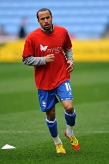Images Dated 10th March 2012: Andros Townsend's Focus: Birmingham City Players Prepare for Coventry City Showdown at Ricoh Arena