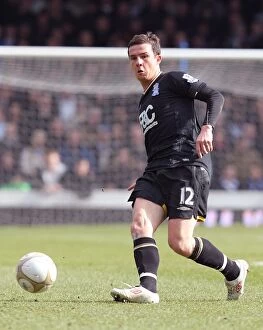06-03-2010 Round 6 v Portsmouth, Fratton Park Collection: Barry Ferguson in FA Cup Sixth Round Battle at Fratton Park: Birmingham City vs