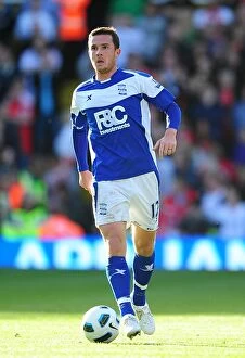 Images Dated 12th September 2010: Barry Ferguson Faces Liverpool: Birmingham City vs Liverpool