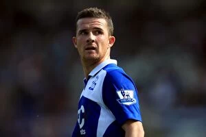 Images Dated 8th August 2009: Barry Ferguson Leads Birmingham City at St. Andrew's Against Real Sporting de Gijon (08-08-2009)