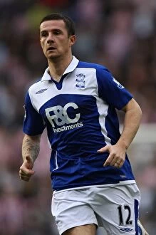 Images Dated 24th October 2009: Barry Ferguson Leads Birmingham City Against Sunderland in Barclays Premier League (October 24)