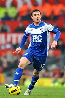 22-01-2011 v Manchester United, Old Trafford Collection: Barry Ferguson at Old Trafford: Birmingham City vs Manchester United (2011)