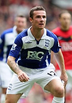 Images Dated 16th August 2009: Barry Ferguson at Old Trafford: Birmingham City vs Manchester United