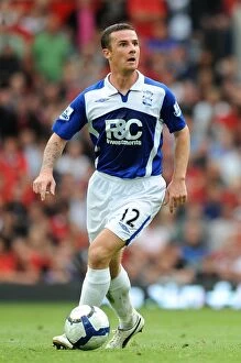 Images Dated 16th August 2009: Barry Ferguson at Old Trafford: Birmingham City vs Manchester United (August 16, 2009)