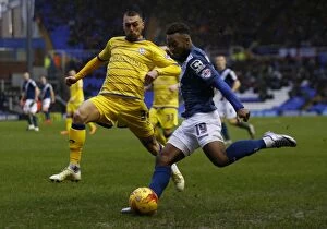 Sky Bet Championship - Birmingham City v Sheffield Wednesday - St. Andrew's Collection: Battle for Supremacy: Maghoma vs. Hunt in Sky Bet Championship Clash