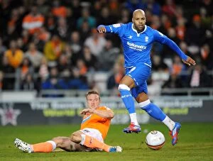 Images Dated 4th May 2012: Battling for Playoff Supremacy: Marlon King vs. Ian Evatt, Npower Championship Semi-Final First Leg