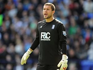 Images Dated 29th August 2010: Ben Foster in Action: Birmingham City vs. Bolton Wanderers, Premier League (2010)