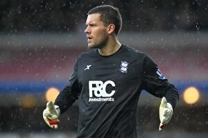 Images Dated 23rd October 2010: Ben Foster in Action: Birmingham City vs. Blackpool, Premier League (23-10-2010, St. Andrew's)