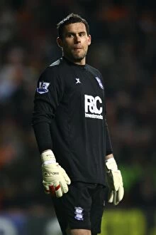 Images Dated 4th January 2011: Ben Foster in Action: Birmingham City vs. Blackpool (04-01-2011, Premier League)