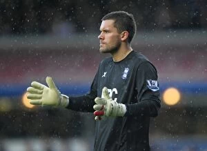 Images Dated 23rd October 2010: Ben Foster in Action: Birmingham City vs Blackpool (Premier League 2010)