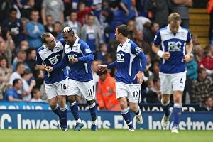 Images Dated 1st May 2010: Birmingham City: Benitez and McFadden Celebrate Double Strike Against Burnley (01-05-2010)