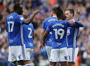 Birmingham City Celebrate Craig Gardner's Goal Against Bristol City (Sky Bet Championship)
