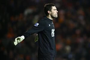 Images Dated 4th January 2011: Birmingham City FC: Ben Foster in Action vs. Blackpool (04-01-2011)