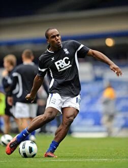 Images Dated 7th August 2010: Birmingham City FC: Cameron Jerome Gearing Up for Birmingham City vs Mallorca (2010)