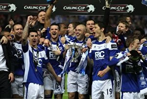 Birmingham City FC: Carling Cup Victory - Arsenal vs. Birmingham City at Wembley Stadium (Trophy Presentation)
