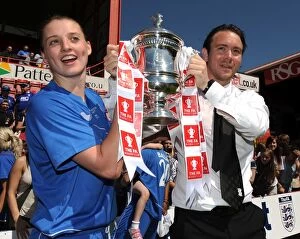 Images Dated 26th May 2012: Birmingham City FC: Celebrating FA Women's Cup Victory Over Chelsea (2012)