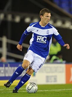 26-10-2011, Carling Cup Round 4 v Brentford, St. Andrew's Collection: Birmingham City FC: Craig Gardner Thrills in Carling Cup Clash Against Brentford (October 2011)