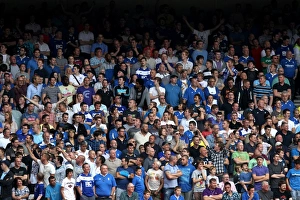 Birmingham City FC Fans Euphoria at Nottingham Forest's City Ground during Npower Championship Match (02-10-2011)