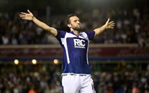 Images Dated 19th August 2009: Birmingham City FC: James McFadden's Dramatic Game-winning Goal vs. Portsmouth (August 19, 2009)