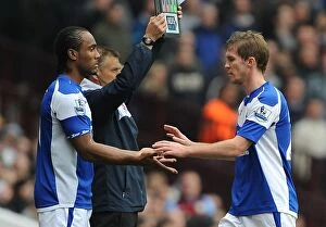 Images Dated 31st October 2010: Birmingham City FC: Jerome Replaces Hleb at Villa Park (BPL 2010)
