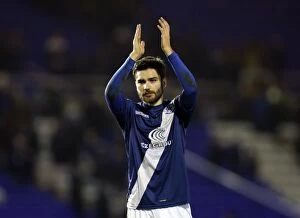 Sky Bet Championship - Birmingham City v Ipswich Town - St. Andrews Collection: Birmingham City FC: Jon Toral's Thrilling Goal Seals Championship Victory Over Ipswich Town