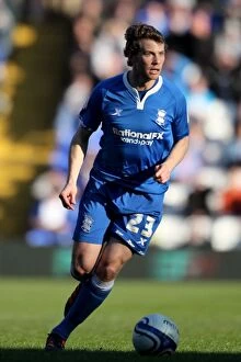 Images Dated 25th February 2012: Birmingham City FC: Jonathan Spector in Action - Championship Showdown vs