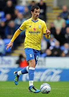 Images Dated 6th November 2011: Birmingham City FC: Keith Fahey in Action against Reading, November 6, 2011 (Madejski Stadium)