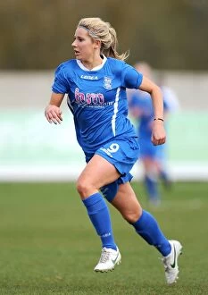 Images Dated 21st April 2013: Birmingham City FC: Kirsty Linnett in Action for Ladies Team vs