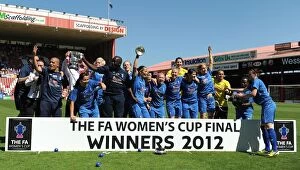 Women's FA Cup - Final Collection: Birmingham City FC: Ladies Triumph at FA Womens Cup Final 2012 - Victory at Ashton Gate