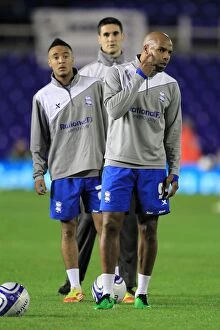 Images Dated 22nd November 2011: Birmingham City FC: Nathan Redmond, Pablo Ibanez, and Marlon King vs Burnley - Npower Championship