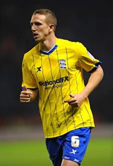 Images Dated 13th March 2012: Birmingham City FC: Peter Ramage's Intense Showdown against Leicester City