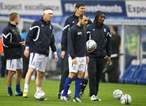 Images Dated 26th August 2010: Birmingham City FC: Pre-Match Training Ahead of Carling Cup Showdown against Rochdale (August 26)