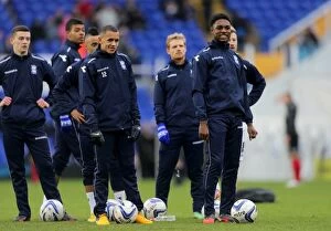 Images Dated 1st January 2013: Birmingham City FC: Pre-Match Training at St. Andrew's before Birmingham City vs