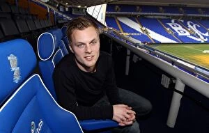 Images Dated 22nd February 2011: Birmingham City FC: Sebastian Larsson at Carling Cup Media Day at St. Andrews